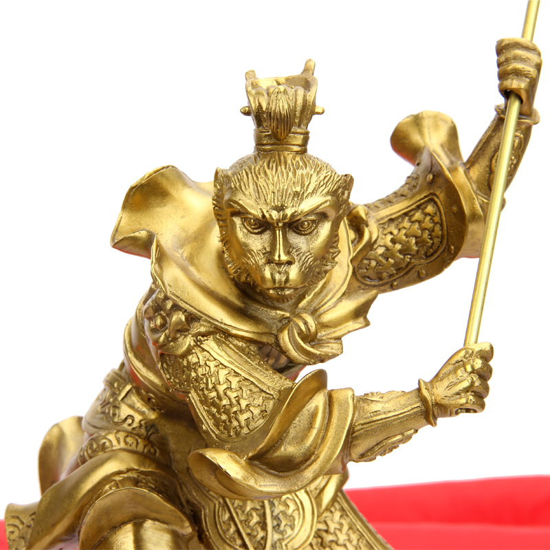 Bronze Qitian Dasheng Ornament Bronze Monkey King Bronze Fighting Victory over Buddha Bronze Monkey Ornament