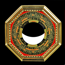  Houdeju imitation copper gossip mirror Alloy gossip mirror Mirror convex mirror Concave mirror supplies ornaments