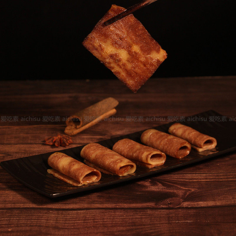 Frozen Tianquan Flavor vegetarian New Pure Vegetarian Food Parquet Cold Cold Brine Fried Vegetable Vegetarian Beef Cattle Fasting Vegetarian