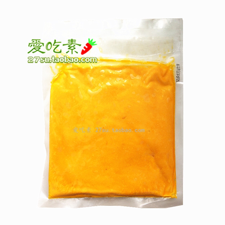 (frozen) Three good fresh beans Real 180g pure vegetarian salted egg yolks mixed with rice cake and bread steamed buns