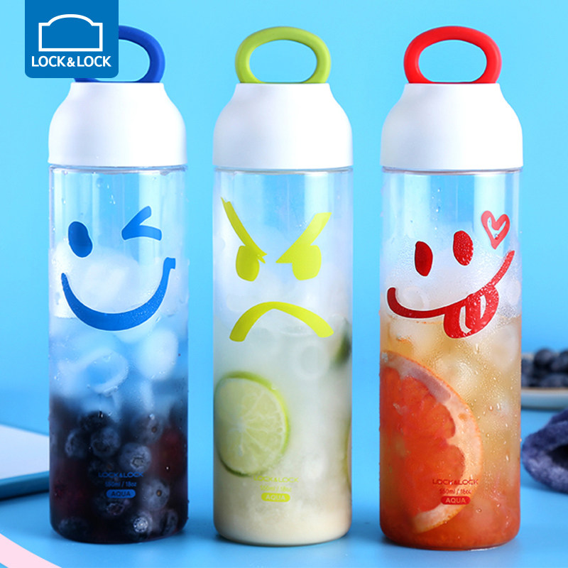 Music Buckle Lebuckle Water Cup Plastic Accompanying Cup Students Portable Korea Women's Small Fresh Water Kettle Outdoor Minima Water Cup