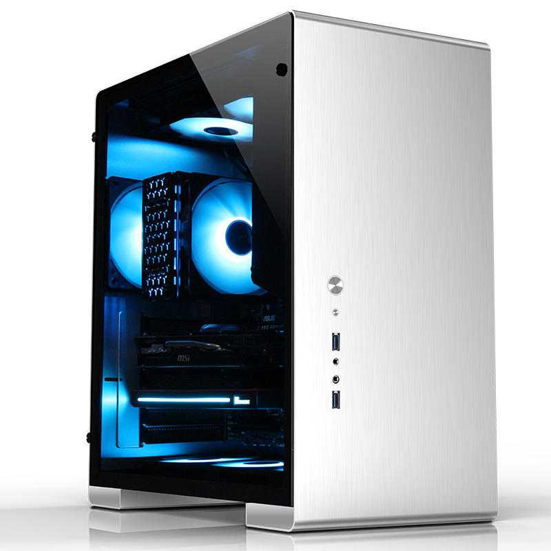 jonsbo Josiber U5 full aluminium housing ATX host shell supports 240 cold platoon back line double-sided glass side through