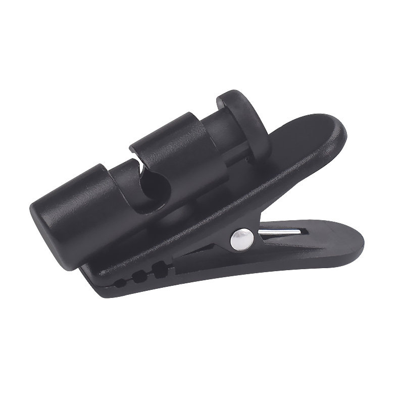 Qiqin Suitable for Black Oriole Earphone Cable Clip, Large Size, 360-Degree Rotation, Ie800S Noodle Cable, Thick Cable, Walkie-Talkie, Little Bee Headset, Dedicated Running Sports Fixed Clip, 5mm Wide Neck Strap Clip