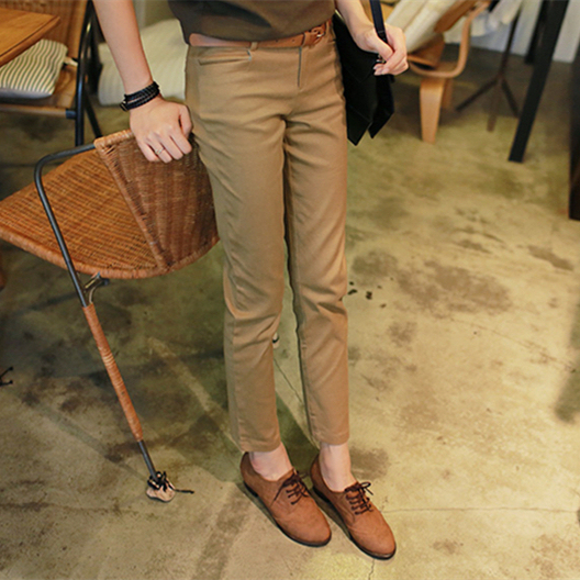 Khaki Straight-Leg Casual Pants for Women, Nine-Tenths Length, Summer Thin Pure Cotton Women's Pants, High-Waisted Brown Pants, Nine-Tenths Length Cargo Pants Khaki Straight-Leg Casual Pants for Women, Nine-Tenths Length, Summer Thin Pure Cotton Women's Pants, High-Waisted Brown Pants, Nine-Tenths Length Cargo Pants