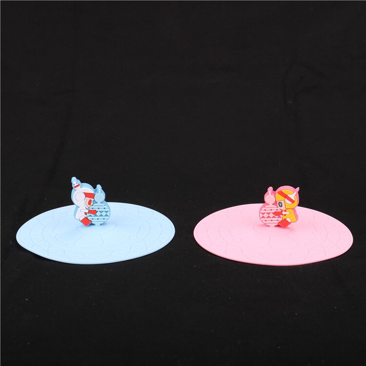 Shanghai Oriental Pearl mascot Ming Mingzhu bead cup lid Travel souvenirs Small gifts