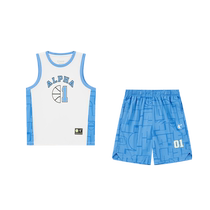 商场同款乔丹童装男童篮球服夏季新款儿童运动套装小童速干两件套