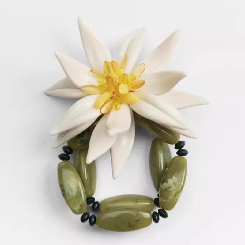 Over 39  Z European and American Exaggerated Bohemian Stereo Flower Bracelet New Bracelet Fashionable and Versatile