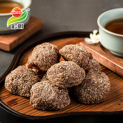 宏明擂枣438g酸枣粒野山枣酸枣糕绿色紫苏一级特色零食江西特产