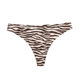 Ice Silk One Piece Seamless Underwear Women's Low Waist Sexy Wild Leopard Print T-Pants Pure Cotton Crotch T-Pants