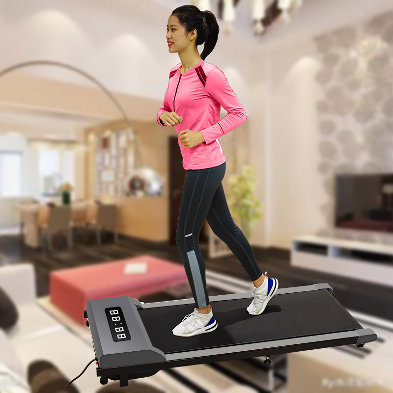 Household small walking machine women's indoor mini simple folding portable tablet treadmill gym