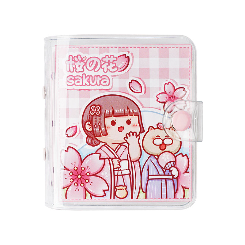 Small mochi mini mini hand ledger pocket small notebook portable portable three-hole loose-leaf notebook small memo pad notebook portable notepad pupils cute girl heart convenient small notebook