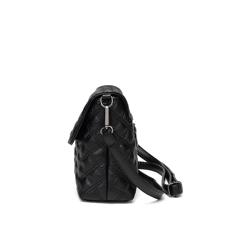 2018新款女包简约时尚小方包菱格链条包斜挎小包包单肩包女士包包