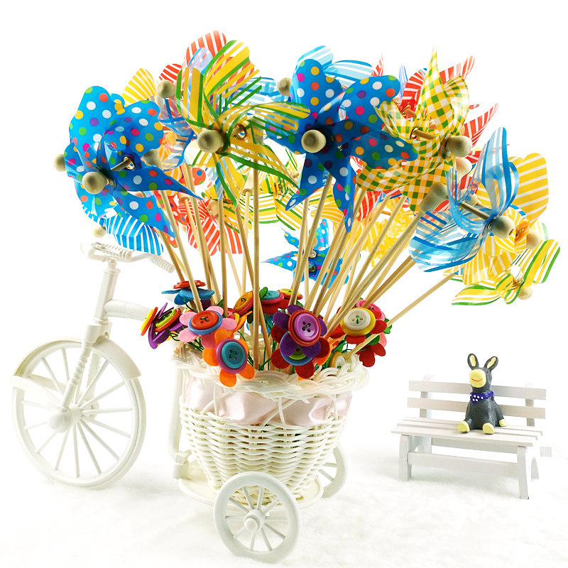 Xibao mini windmill ornament plastic small windmill kindergarten activity gift children's toy photo props