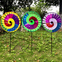 Hibao fantasy whirlwind cloth windmill Round Turntable kindergarten decoration childrens toys sports dance props