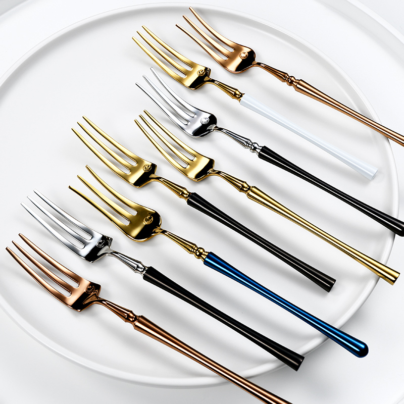 High-grade 304 stainless steel small fruit fork cake fork Dessert cake fork