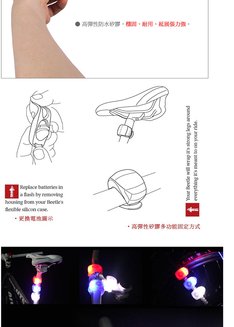 Lumière vélo ROSWHEEL - Frog Lumières - Ref 2399718 Image 9