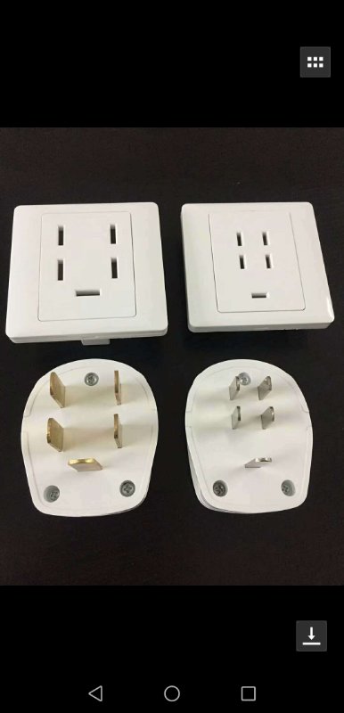 Type 86 concealed three-phase five-wire plug socket 25A440V flat five-plug five-hole high-power high-current industrial use