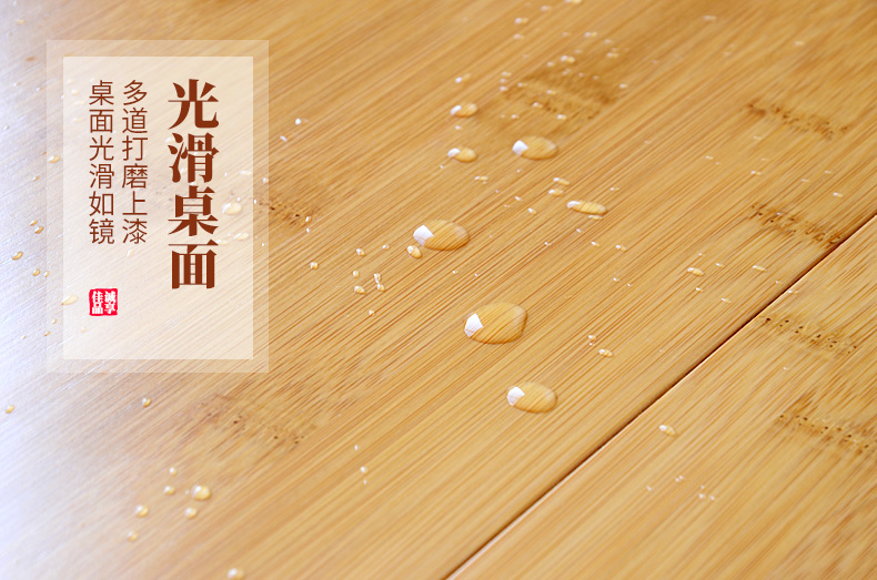 Bàn gấp tre bàn vuông đơn giản bàn ăn giải trí di động bàn tròn bàn ăn tre nhỏ căn hộ gấp bàn học - Bàn bàn học chống gù ismart