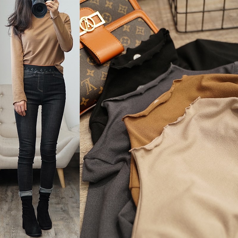 Mùa thu đông màu rắn cổ tròn đan lỏng đầu vest mềm mại dày tay áo nút len ​​bên ngoài vest áo phao nữ hàng hiệu
