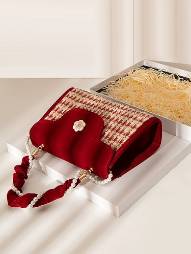 Ретро красная сумка для телефона, портативный горный чай для невесты, подарок на день рождения