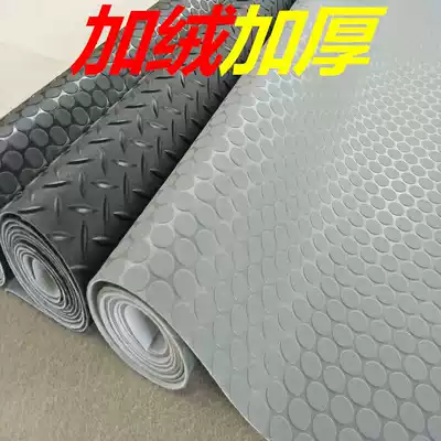 PVC plus velvet thickened car floor mat non-slip wear-resistant compression anti-skid coil plastic carpet corridor elevator household