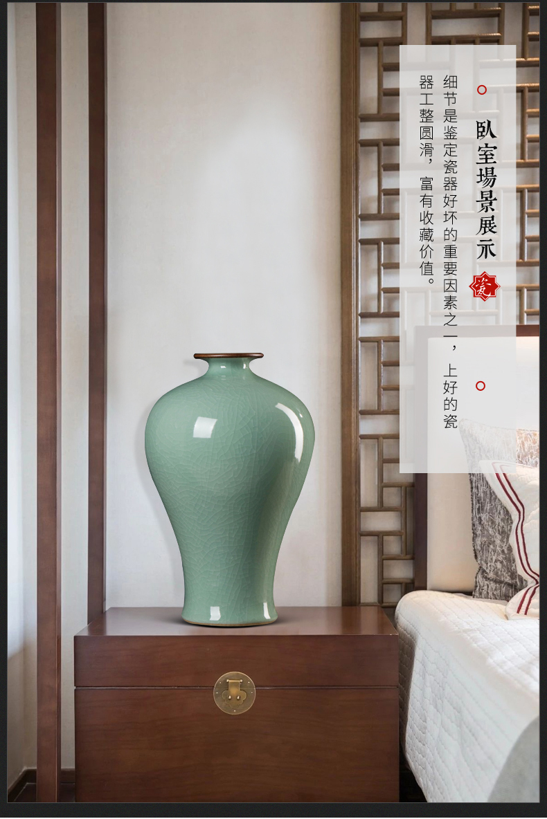 Jingdezhen ceramic vases, flower arranging archaize royal porcelain Chinese TV ark, place of the sitting room porch household act the role ofing is tasted