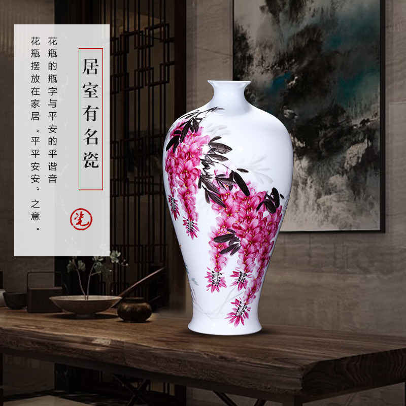 The Master of jingdezhen ceramics sabingga sukdun dergici jimbi hand - made vases, flower arranging, the sitting room TV ark, adornment furnishing articles