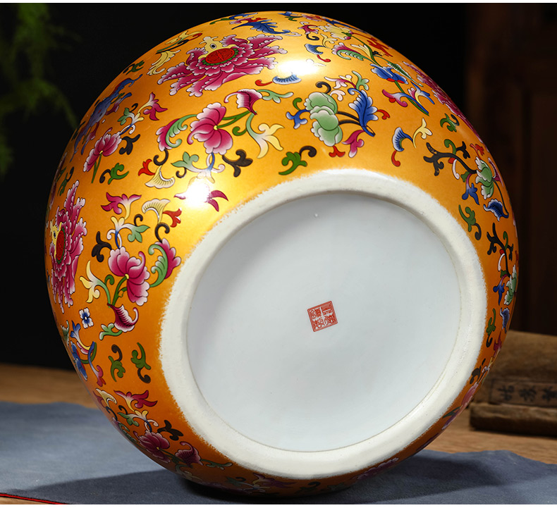 Cornucopia of TV ark, porch is decorated China feng shui plutus jingdezhen ceramics handicraft opening gifts