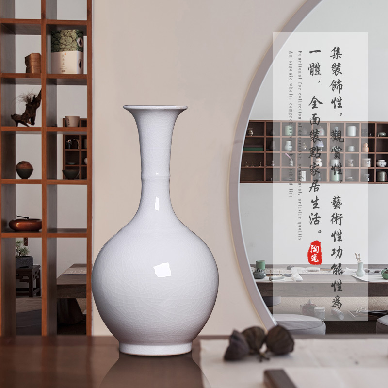 Jingdezhen ceramics archaize color glaze new Chinese style living room home wine ark, adornment porcelain vase furnishing articles