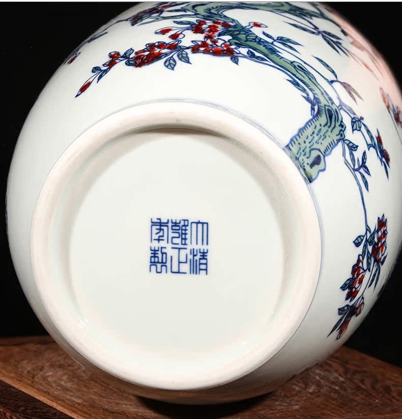 Jingdezhen ceramics imitation qianlong hand - made gourd of blue and white porcelain vases, sitting room of the new Chinese style household adornment furnishing articles