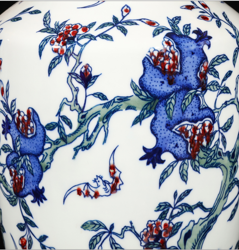 Jingdezhen ceramics imitation qianlong hand - made gourd of blue and white porcelain vases, sitting room of the new Chinese style household adornment furnishing articles