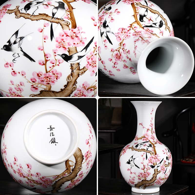 The Master of jingdezhen ceramics beaming big hand - made vases, flower arranging furnishing articles sitting room decoration home decoration