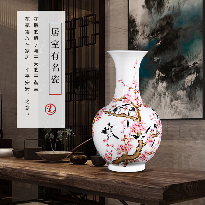 The Master of jingdezhen ceramics beaming big hand - made vases, flower arranging furnishing articles sitting room decoration home decoration