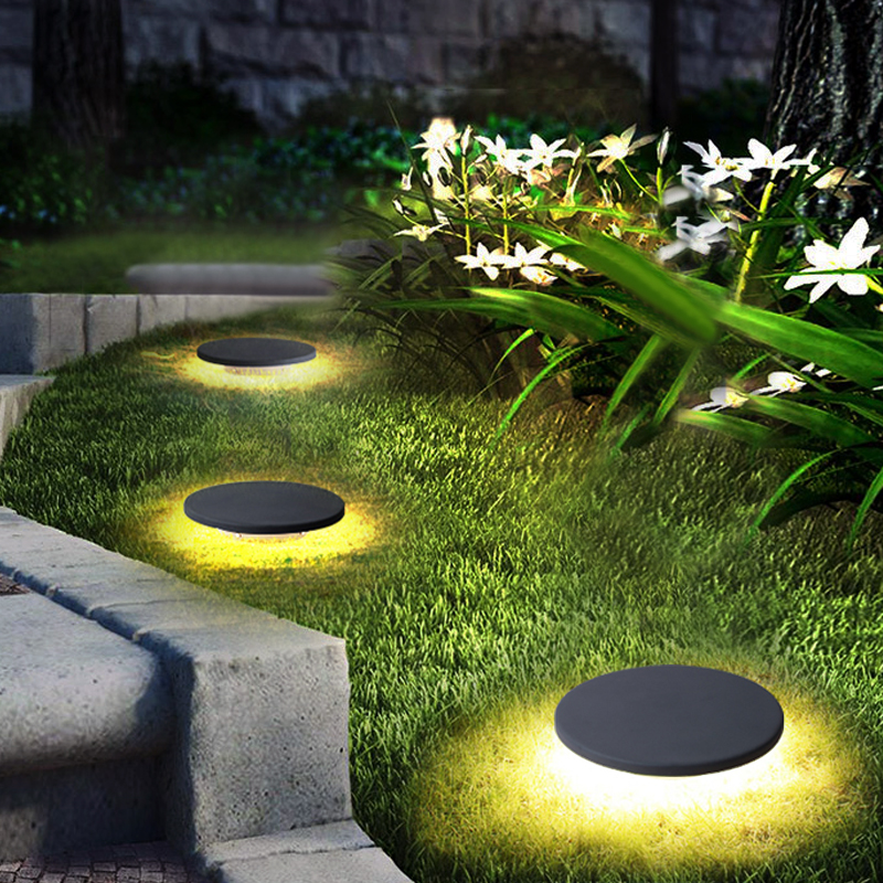 Lawn lights Solar outdoor waterproof garden lights Villa garden landscape lights Outdoor engineering club grass buried lights