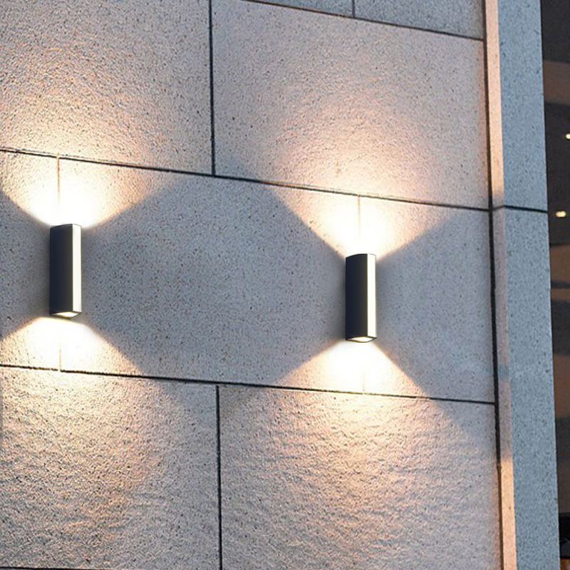 LED OUTDOOR WATERPROOF WALL LAMP COURTYARD LIGHT STAIRWAY AISLE WATERPROOF INTERIOR EXTERIOR WALL LAMP MODERN BRIEF EXTERIOR WALL LAMP