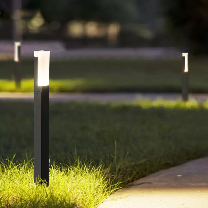 Solar Outdoor Courtyard Lamp Waterproof Grass Terrace Lamp Minimalist Modern Villa Lamp Garden Light View Lantern Park Lights