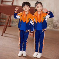 School uniform suit class uniforms Primary School students custom spring and autumn childrens new sports Korean style Shenzhen pants kindergarten uniforms