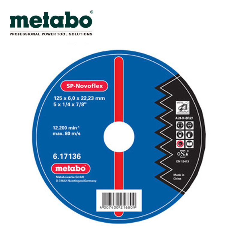 Metabo Mctaiao 100125150m m Premium Metal Grinding Sheet Universal Polished Sheet Corner Mill Special