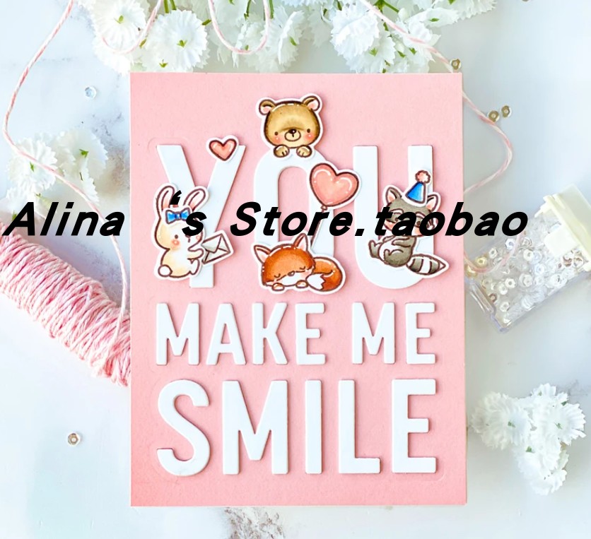 Cutting template DIY mold cutting die greeting die greeting cards Scappbook Making tools English letters