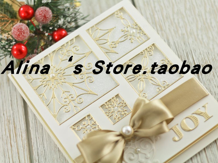 Cutting template DIY mold cutting die greeting card album Scrapbook making tool Snowflake frame
