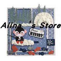 Cutting template DIY template cutting die card album Scrapbook making tool Animal combination