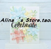 Cutting template DIY template cutting die card album Scrapbook making tool for Flower Decoration