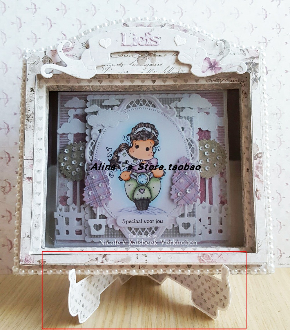 Cutting template DIY template cutting die greeting card album Srapbook Making tool photo frame base 