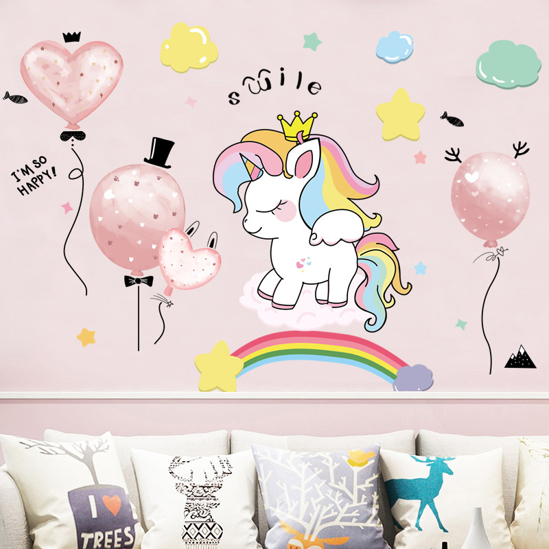 [USD 7.46] Girls Room Decor Pink Self Stick Wallpaper Self Stick