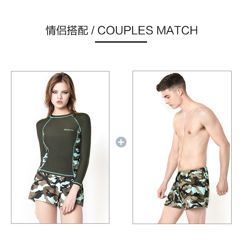 Van Dean 2019 mới chia áo tắm nữ bảo thủ che ngực nhỏ thu thập tay áo dài áo tắm spa mỏng - Bộ đồ bơi hai mảnh bikini 2 mảnh màu đen
