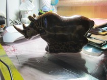The Wenge Period Rhinoceros Styling Old Deposit Money Pot One Of The Same