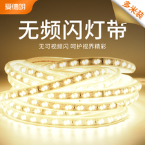 Lamp with led light bar Living room atmosphere ceiling Home 220V No frequency flash superbright cob light with strip self-adhesive line light