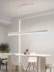 Restaurant Chandelier Full Spectrum Modern Minimalist Linear Light Strip Creative Trendy Dining Table Dining Room Bar Counter Lighting Fixtures