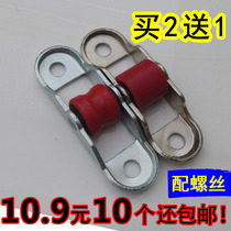 Plastic steel window pulley 80 88 single wheel push-pull flat sliding door and window needle roller wheel Nylon mute track pulley accessories