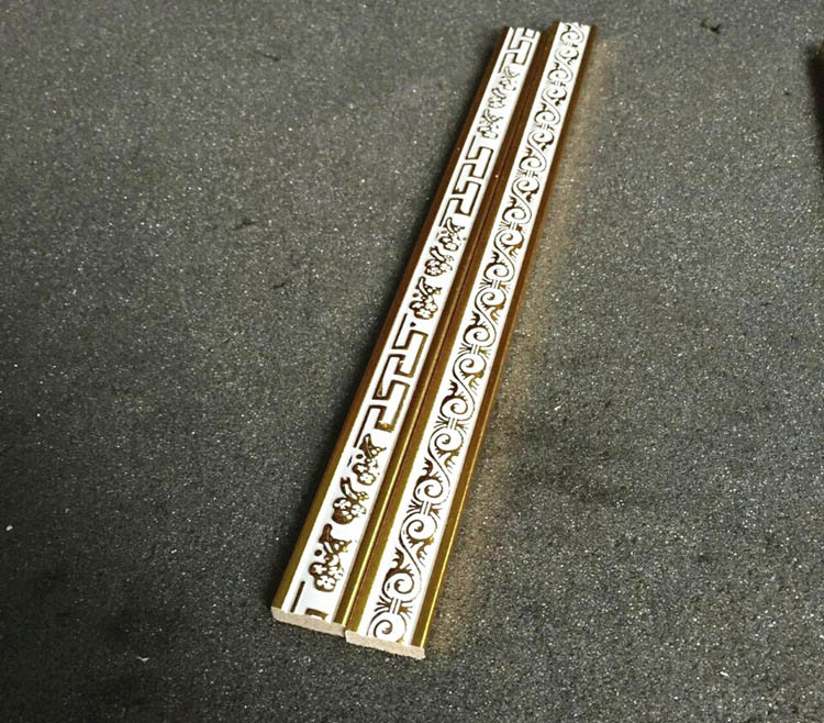 (Taobao hot selling) ps foaming decorative line flat line 2cm waist line gold small decorative line manufacturer direct